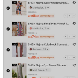 Shein New Order 10 Products